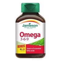 JAMIESON Omega 3-6-9 80 + 20 tabliet ZADARMO