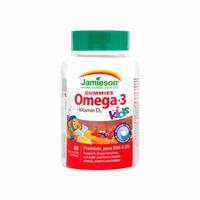 JAMIESON Omega-3 kids gummies s vitamínom D3 60 želatínových pastiliek