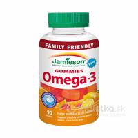 Jamieson Omega-3 želatínové pastilky, mix ovocných príchutí 90ks
