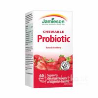 Jamieson Probiotic tablety na cmúľanie s jahodovou príchuťou 60 tbl