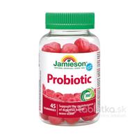 Jamieson Probiotic želatínové pastilky s malinovou príchuťou 45ks