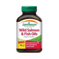 JAMIESON Salmon omega-3 komplex 180 + 20 kapsúl ZADARMO