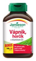 Jamieson Vápnik Horčík s Vitamínom D3 120 kapsúl