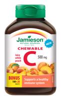 Jamieson Vitamín C 500 mg broskyňa 120 tabliet