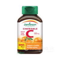 Jamieson Vitamín C 500mg pomaranč na cmúľanie 120tbl