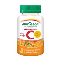 JAMIESON Vitamín C gummies 125 mg s príchuťou pomaranč 60 pastiliek