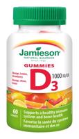 Jamieson Vitamín D3 1000 IU 60 želé pastiliek