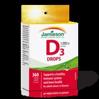 JAMIESON Vitamín D3 1000 IU kvapky 11,4 ml