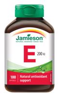 Jamieson Vitamín E 200 IU 100 kapsúl