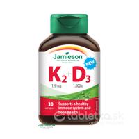 Jamieson Vitamín K2 120mg a D3 1000IU 30 tbl