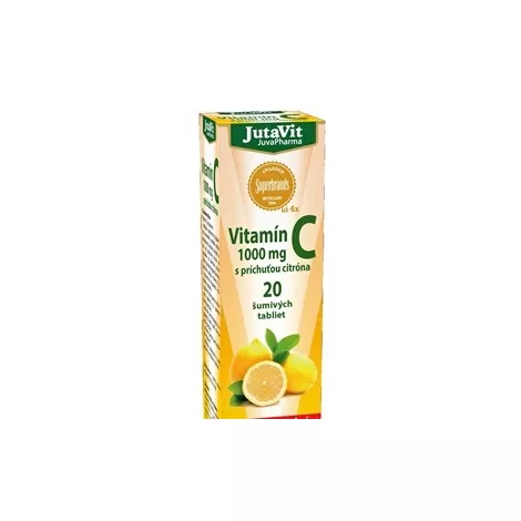 JutaVit Vitamín C 1000 mg 20 šumivých tabliet