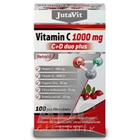 JUTAVIT Vitamín C 1000 mg + D3 2000 IU duo plus so zinkom, bioflavonoidmi a šípkami 100 tabliet