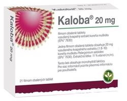 Kaloba 20 mg filmom obalené tablety tbl.flm. 21 x 20 mg