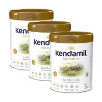 Kendamil 3 BIO Nature HMO+ 3x800g, batoľacie mlieko 10m+