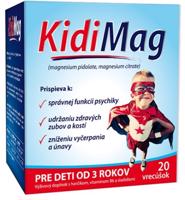 Kidimag horčík pre deti 20 vrecúšok