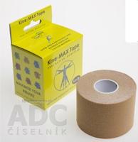 Kine-MAX Super-Pro Cotton Kinesiology Tape béžová tejpovacia páska 5cm x 5m, 1x1 ks