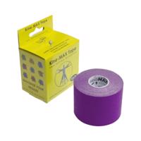 KINE-MAX Super-pro cotton kinesiology tape fialová tejpovacia páska 5 cm x 5 m 1 ks