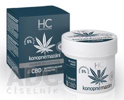 Konopné mazanie chladivé s CBD krém 125 ml