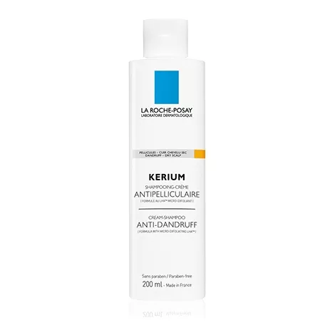 La Roche Posay Kerium Krémový šampón proti suchým lupinám 200 ml