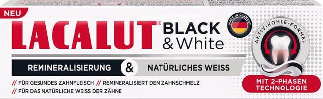 Lacalut black & white 75 ml