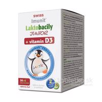Laktobacily Junior Swiss Imunit + vitamín D3 30+6tbl