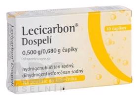 Lecicarbon Dospelí sup 0,500 g/0,680 g (blis.PVC/PE) 1x10 ks