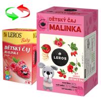 LEROS DETSKÝ ČAJ MALINKA 20x2g (40g)