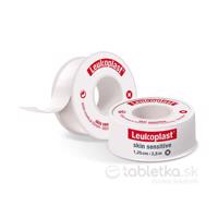 Leukoplast Skin Sensitive náplasť na cievke, 1,25cm x 2,6m