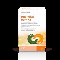 LIVSANE Duo vital D3 + K2 30 kapsúl