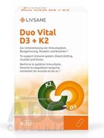 LIVSANE Duo Vital D3 + K2 cps 1x30 ks