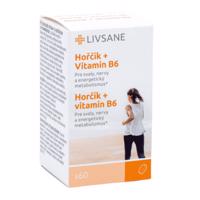 LIVSANE Horčík + vitamín B6 60 tabliet