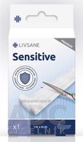 LIVSANE Náplasť Sensitive PREMIUM pás (1 m x 6 cm) na citlivú pokožku 1x1 ks