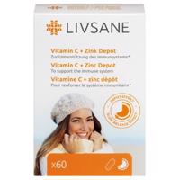 LIVSANE Vitamín C a zinok 60 tabliet