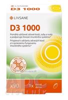 LIVSANE Vitamín D3 1000 IU cps 1x90 ks