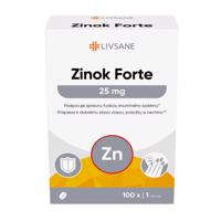 LIVSANE Zinok forte 25 mg 100 tabliet