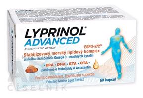 LYPRINOL Advanced Omega 3 (OTA, DHA, ETA, EPA) cps (á 50 mg Perna Canaliculus,Euphausia superba,Astaxantín) stabilizovaný lipidový extrakt 1x60 ks