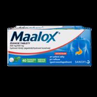 MAALOX 40 žuvacích tabliet