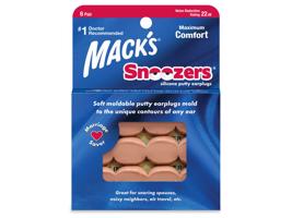 Mack's Snoozers® Veľkosť balenia: 6 párov Silikónové štuple do uší