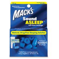 Mack's Sound Asleep Štuple na spanie – 12 párov Štuple na spanie