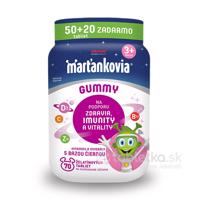 Marťankovia GUMMY Vitamíny s Bazou čiernou 50+20 želatínových tabliet