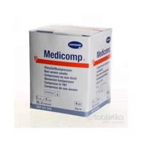 MEDICOMP kompres z netkaného textilu, sterilný (5x5 cm) 25x2 (50 ks)