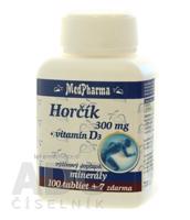 MedPharma HORČÍK 300MG+VIT. D tbl 100+7 zadarmo (107 ks)