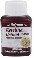 MedPharma Kyselina listová 400 mcg tbl 30+7 zadarmo