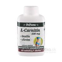 MedPharma L-CARNITÍN 500 MG + INULÍN + CHRÓM tbl 60+7 zadarmo (67 ks)