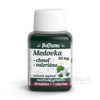 MedPharma MEDOVKA 50mg + CHMEĽ + VALERIÁNA 37tbl