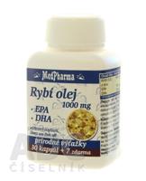 MedPharma RYBI OLEJ 1000 mg - EPA, DHA cps 30+7 zadarmo (37 ks)