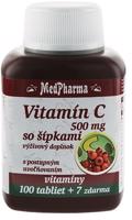 MedPharma Vitamín C 500 mg so šípkami tbl 100+7 zadarmo