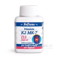 MedPharma VITAMÍN K2 MK-7 + D3 1000IU 107cps