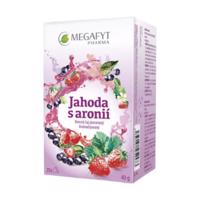 MEGAFYT Jahoda s aróniou ovocný čaj porciovaný 20 x 2 g 40 g