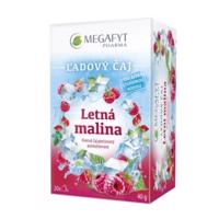 MEGAFYT Ľadový čaj letná malina ovocný čaj 20 x2 g